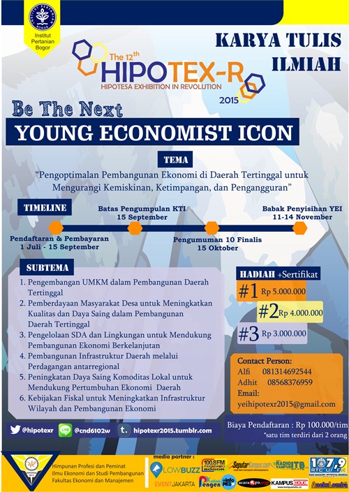 Lomba KTI, The 12th HIPTOEX-R (Hipotesa Exhibition in Revolution) 2015 - IPB Bogor