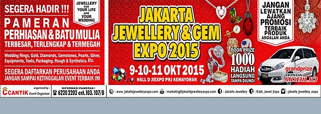 Jakarta Jewellery & Gem Expo 2015