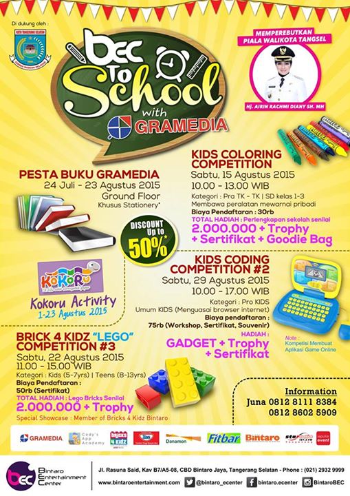 BEC to School 2015 Bintaro Entertainment Center - Tangerang