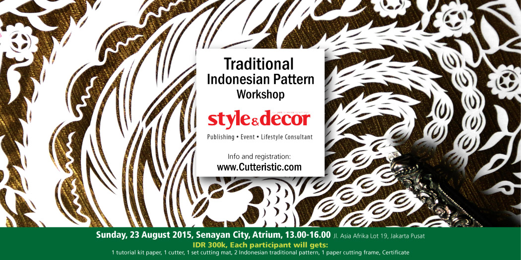 Workshop Paper Cutting: Traditional Indonesian Pattern
