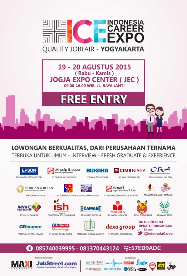 [Job Fair] Indonesia Career Expo - Yogyakarta