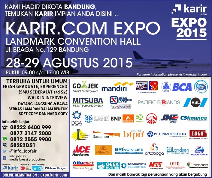 [Job Fair] Karir.com Expo Bandung - Agustus 2015