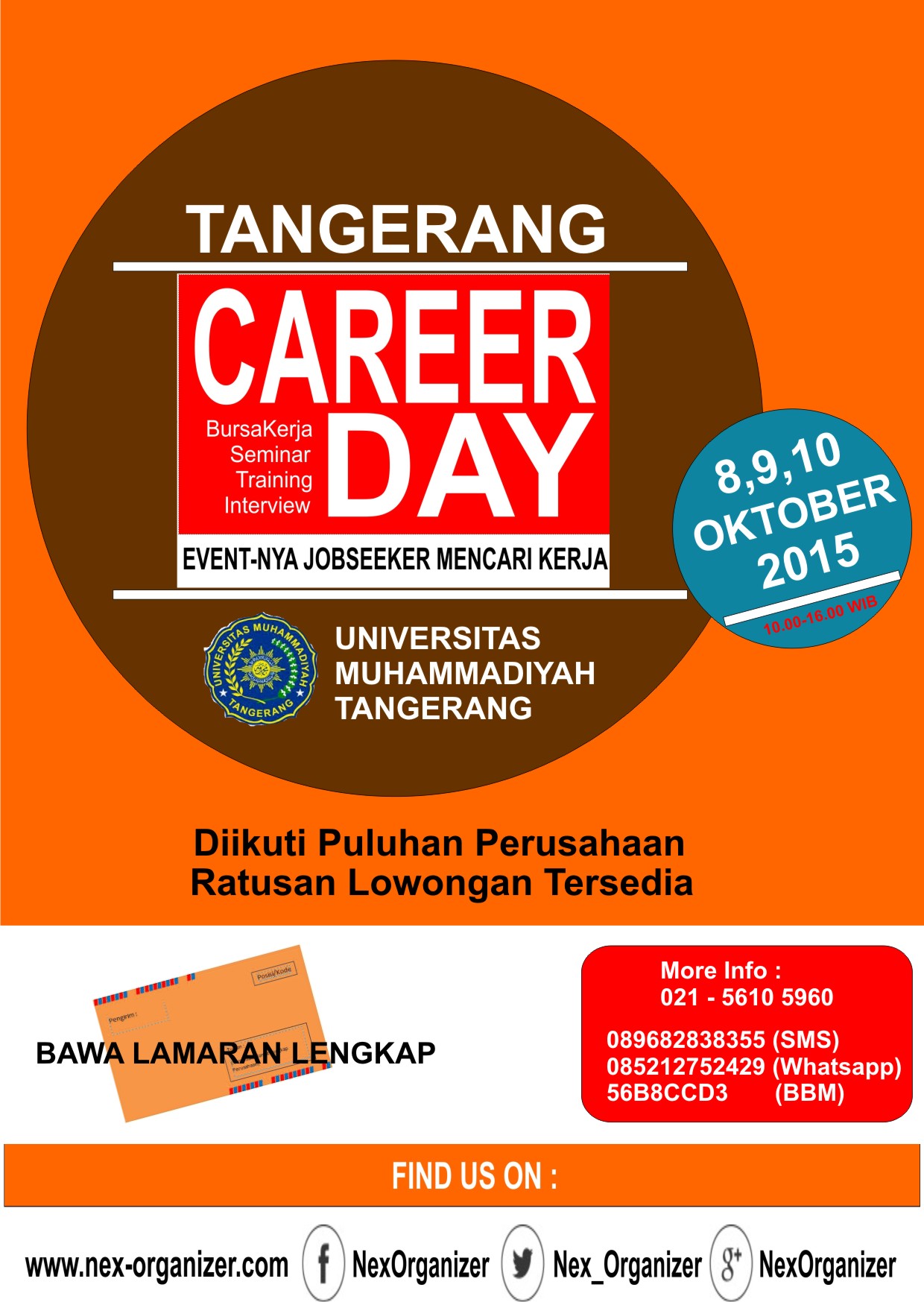 [Job Fair] TANGERANG CAREER DAY - Oktober 2015