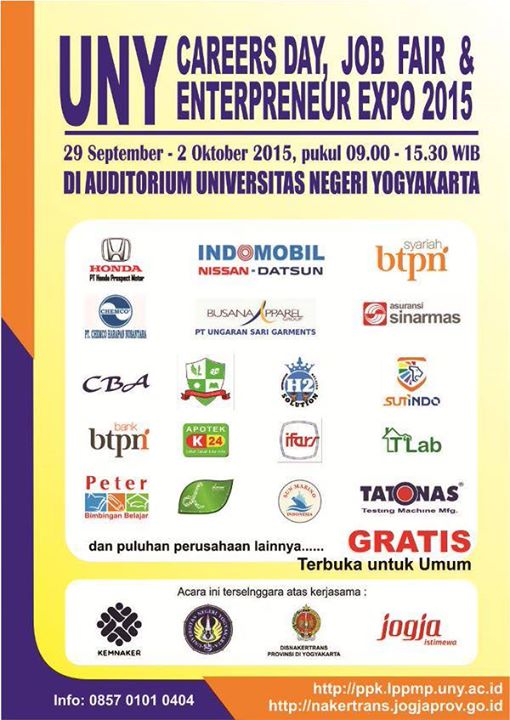 UNY Careers Day, Job Fair & Enterpreneur Expo 2015