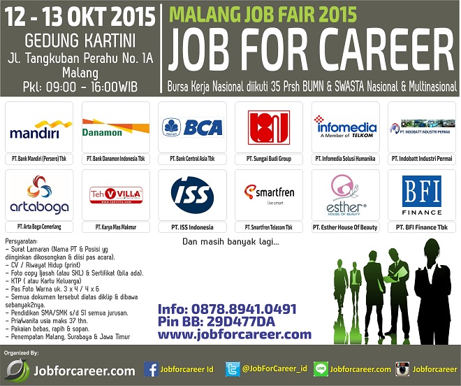 Malang Job Fair "JOB FOR CAREER" 2015