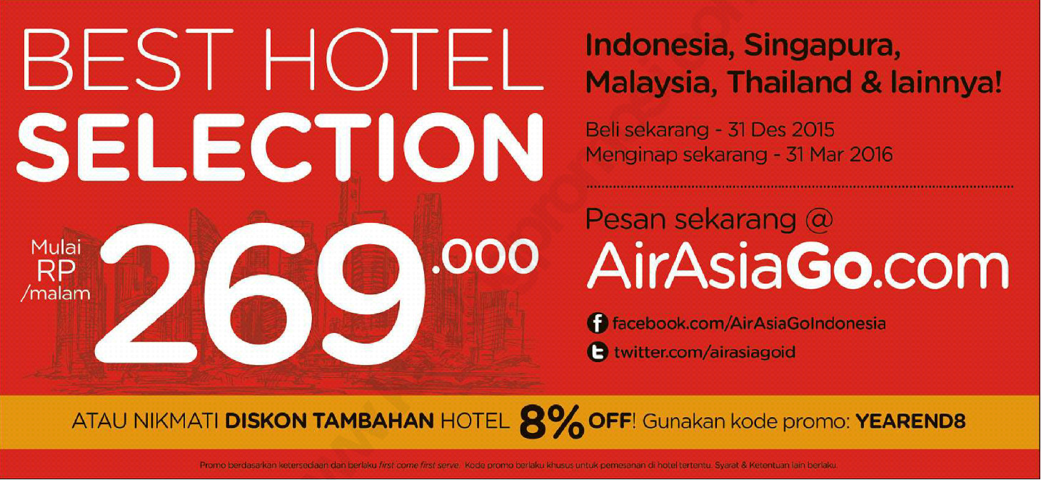 AirAsiaGo Promo Koleksi Hotel Terbaik!