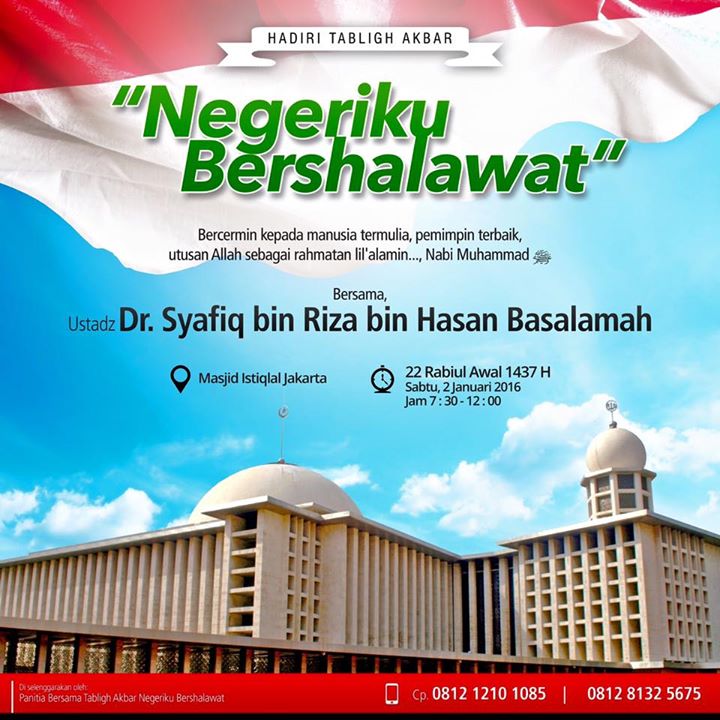 Tabligh Akbar di Jakarta bersama USTADZ DR. SYAFIQ BIN RIZA BIN HASAN BASALAMAH