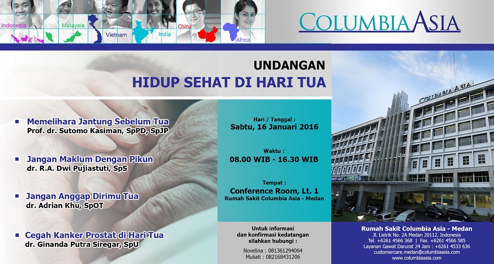 Seminar Awam: Hidup Sehat di Hari Tua - Medan