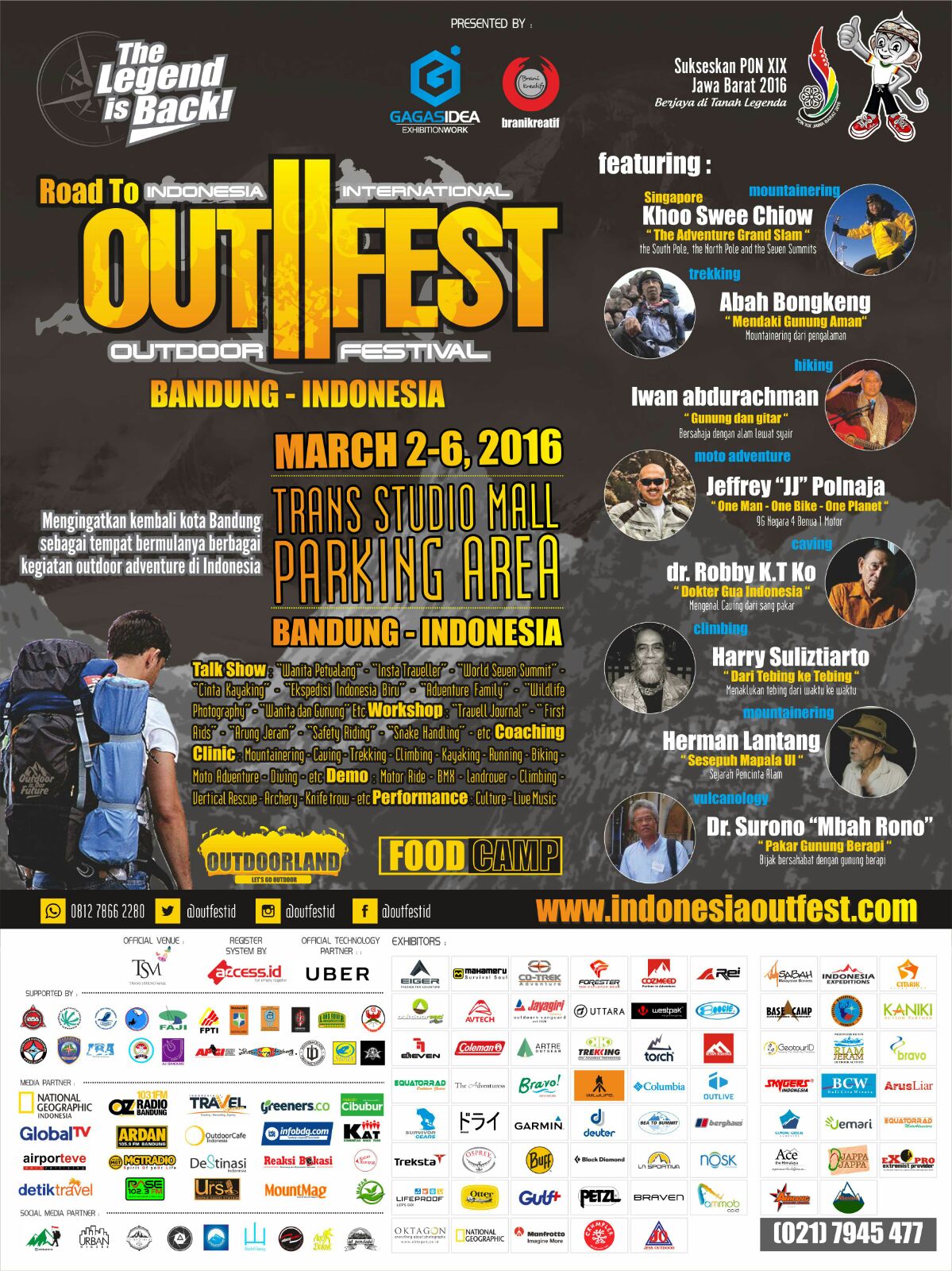 Roadshow Indonesia International Outdoor Festival 2016 - Bandung