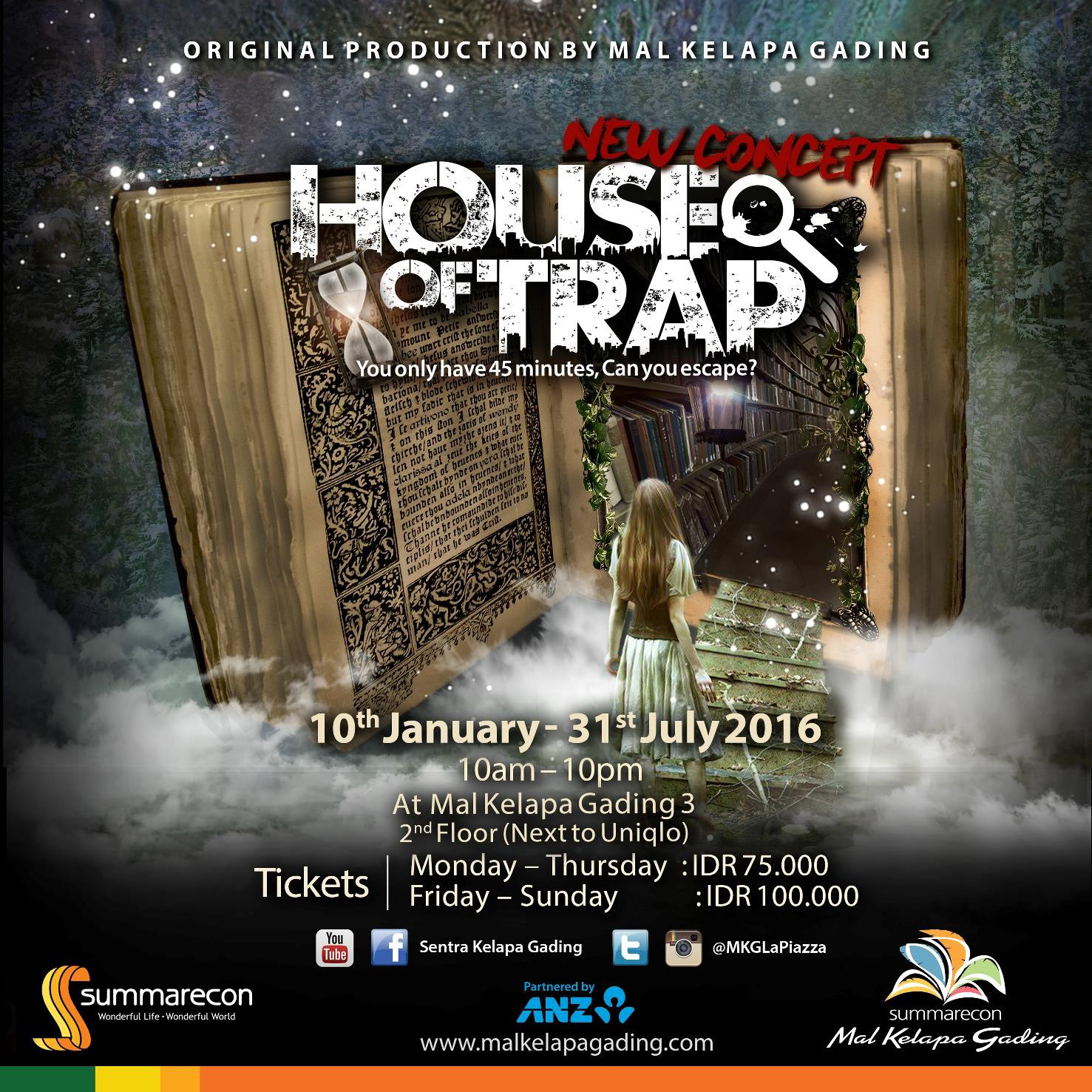 House of Trap! ada di Mal Kelapa Gading