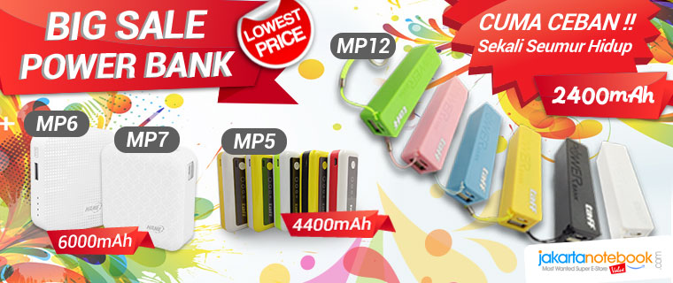 BIG SALE Power Bank cuma CEBAN - Sekali Seumur Hidup