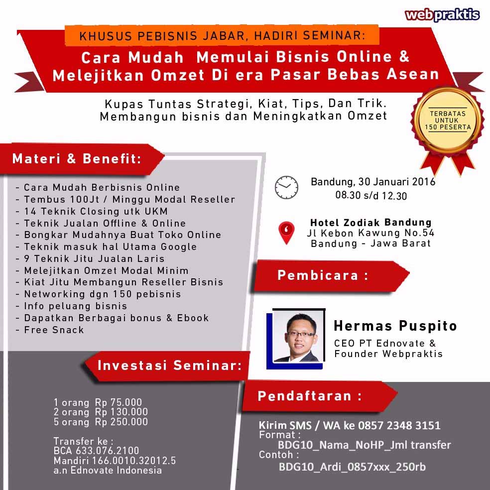 Bongkar Cara Mudah Memulai Bisnis Online & Melejitkan Omzet di Era Pasar Bebas ASEAN