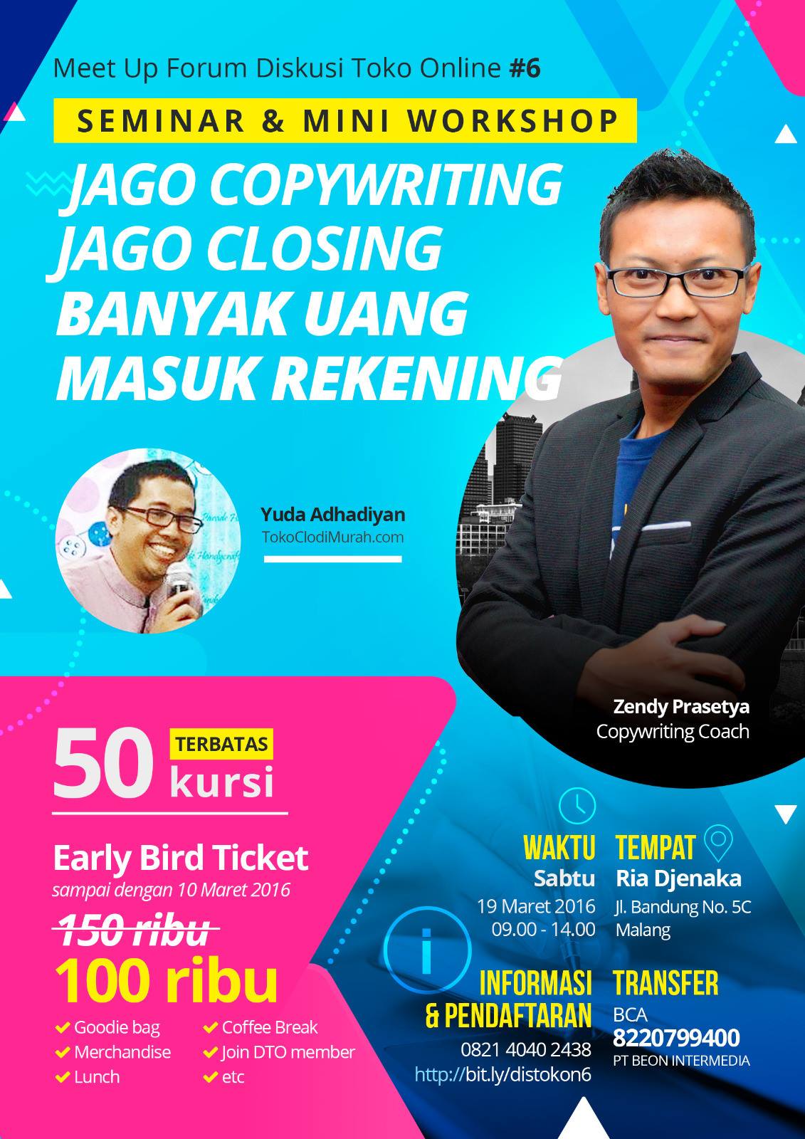 Diskusi Toko Online #6 - Jago CopyWriting, Jago Closing, Banyak Uang Masuk rekening