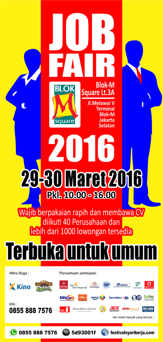 ​​​Job Fair ​Blok M Square​​ - Maret 2016