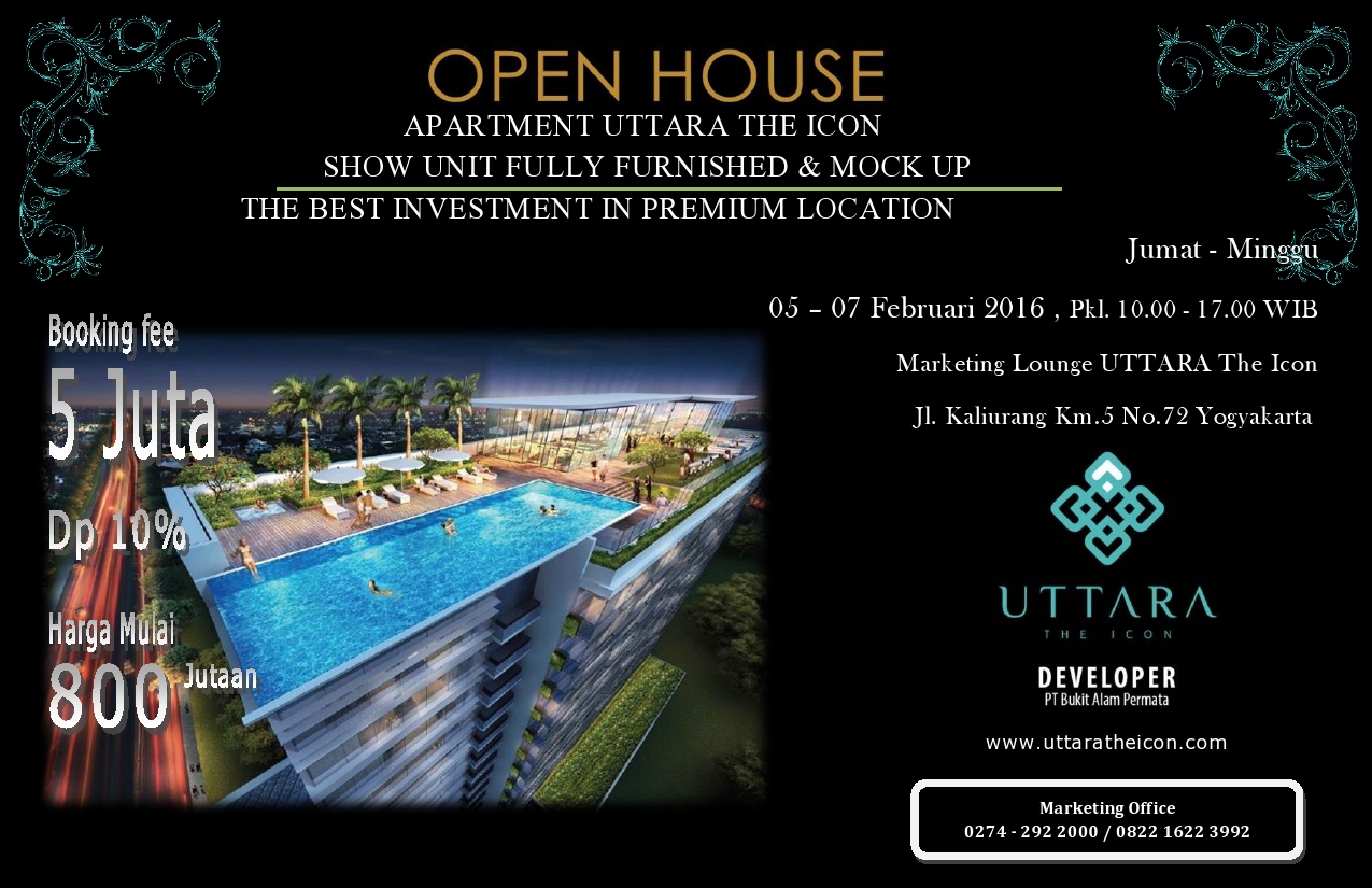 OPEN HOUSE UTTARA The Icon - Yogyakarta