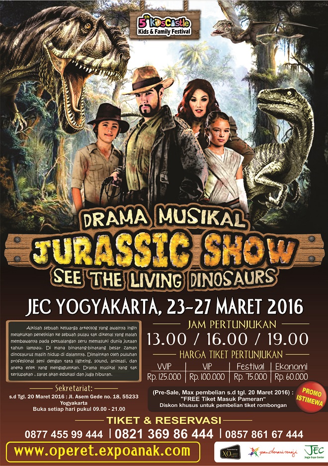 5th Kidscastle Jurassic Show - Yogyakarta