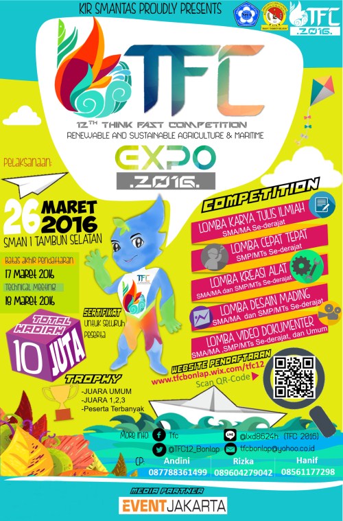 The 12th TFC (Think Fast Competition) - Bekasi