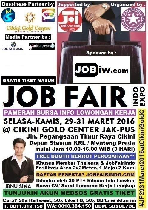 Job Fair Thalenta Expo @Cikini - Maret 2016