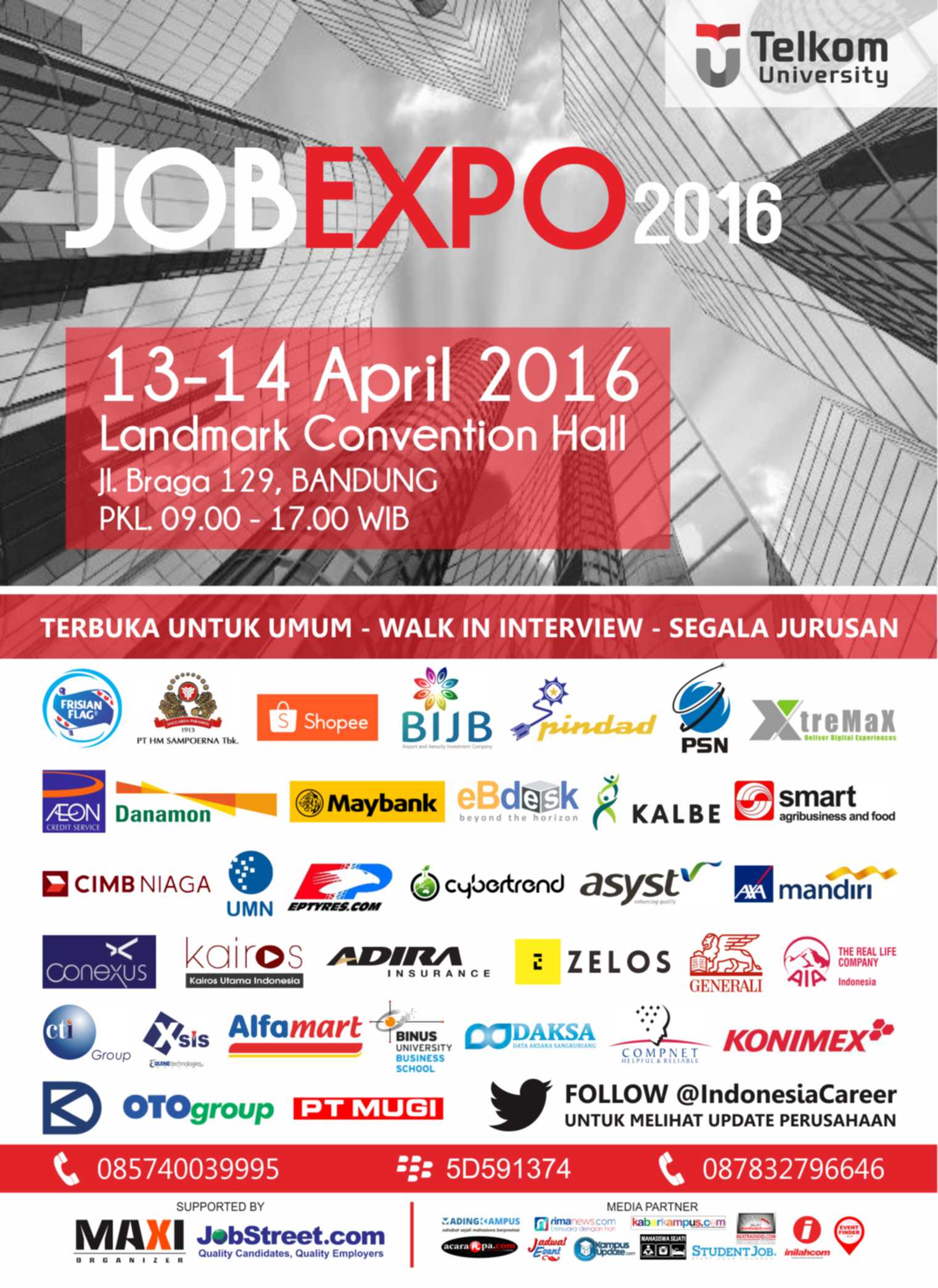 [Job Fair] Indonesia Career Expo Bandung - April 2016