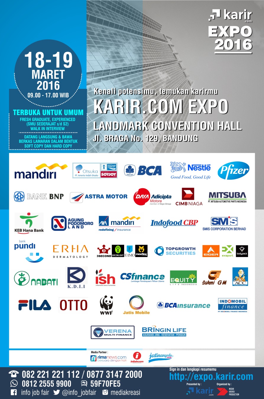 Karir.com Expo Bandung - Maret 2016