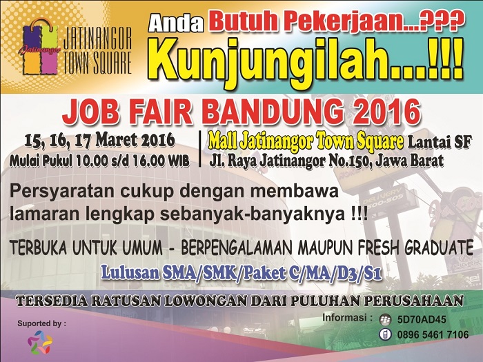 SPEKTAKULER JOB EXPO BANDUNG 2016