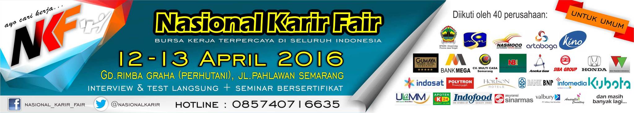 [Job Fair] Nasional Karir Fair - April 2016