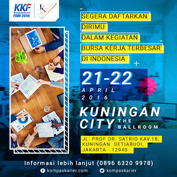 [Job Fair] Kompas Karier Fair - April 2016