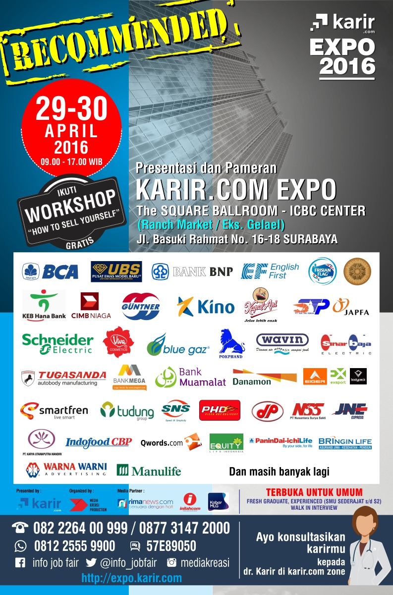 [Job Fair] KARIR.COM EXPO Surabaya - April 2016
