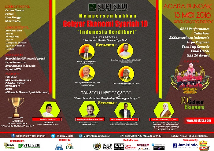 Gebyar Ekonomi Syari’ah 10 (GES) - Depok