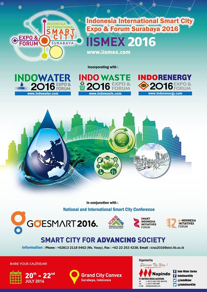 Indonesia International Smart City Expo & Forum Surabaya (IISMEX) 2016