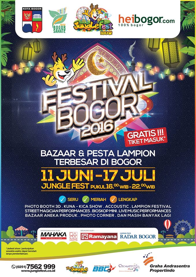 Festival Bogor 2016 - Bazaar & Pesta Lampion Terbesar di Bogor