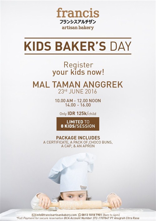 Kids Baker's Day