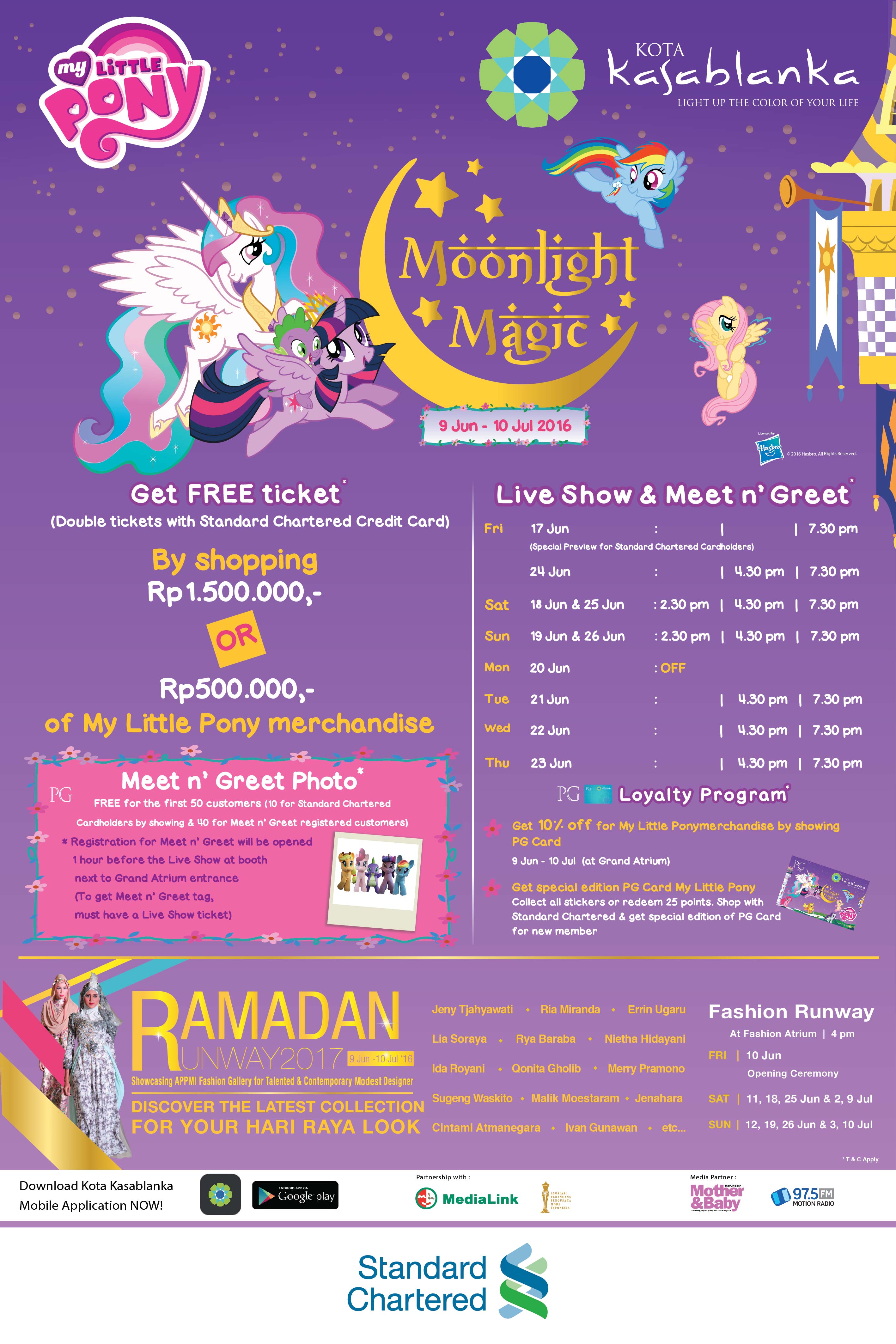 Moonlight Magic with My Little Pony & Ramadhan Runway 2017