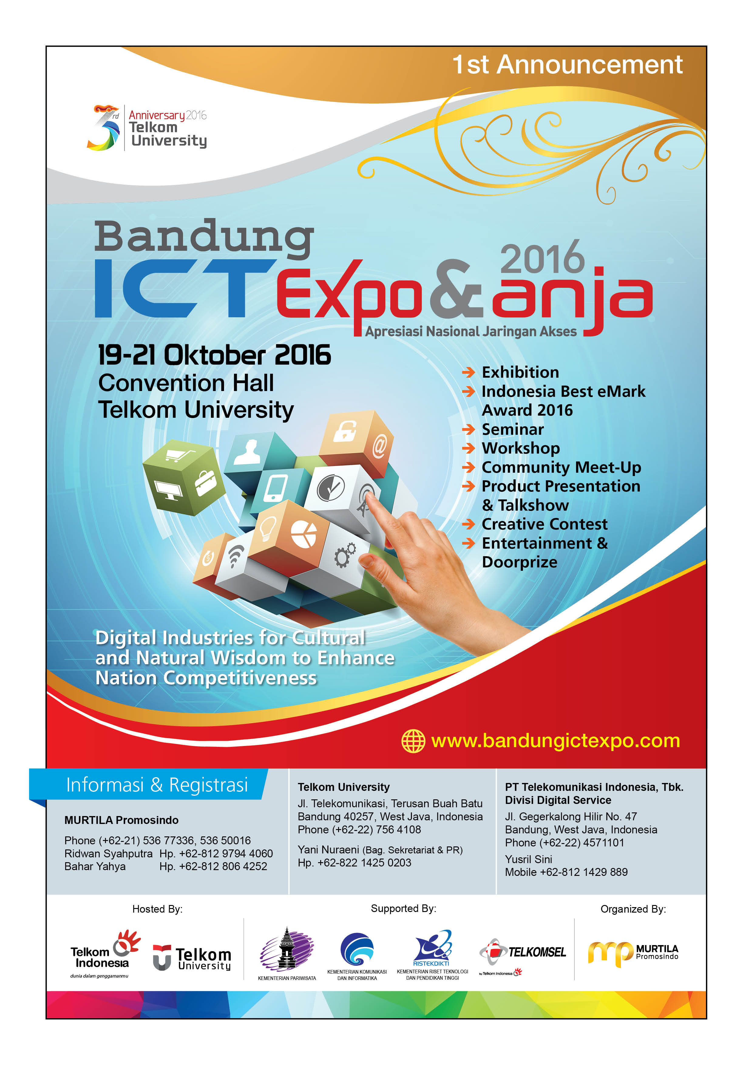 Bandung ICT Expo & ANJA (Apresiasi Nasional Jaringan Akses) 2016