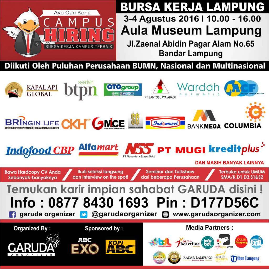 Campus Hiring Lampung - Agustus 2016
