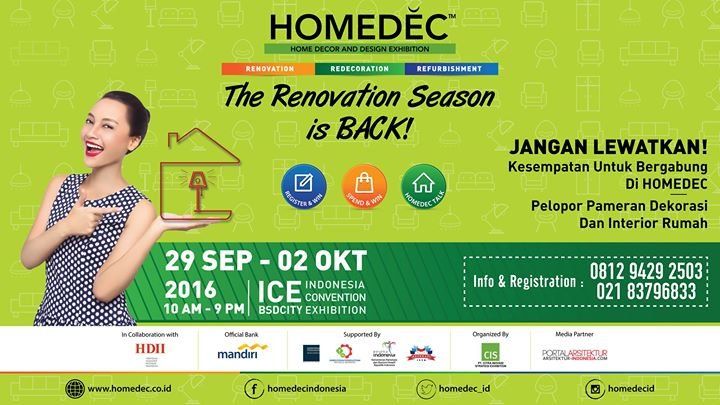 HOMEDEC 2016 – Home Decor & Design Exhibition