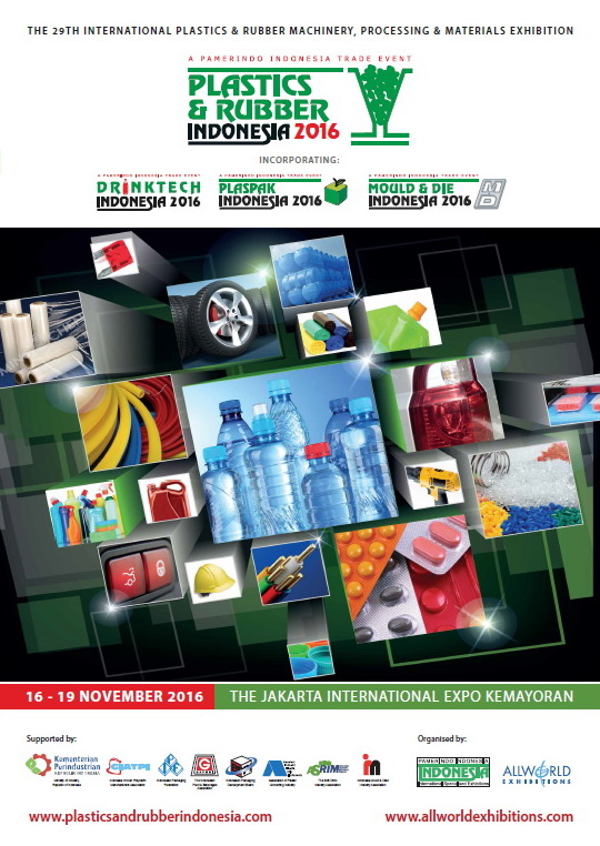 Plastics & Rubber, DrinkTech, PlasPak, Mould & Die Indonesia 2016