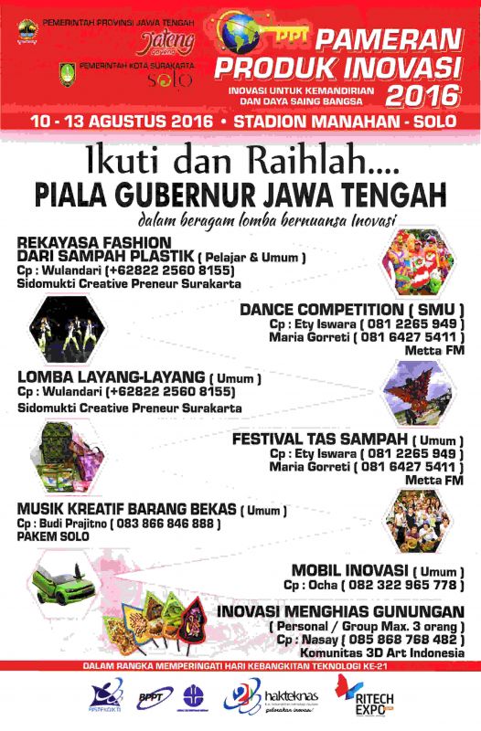 Pameran Produk Inovasi 2016 - Solo