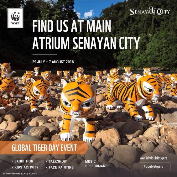 Global Tiger Day - Senayan City Jakarta