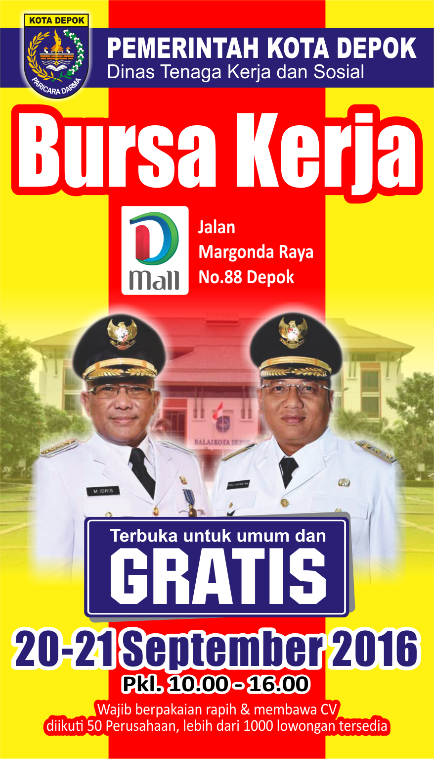 Job Fair DMall Depok - September 2016