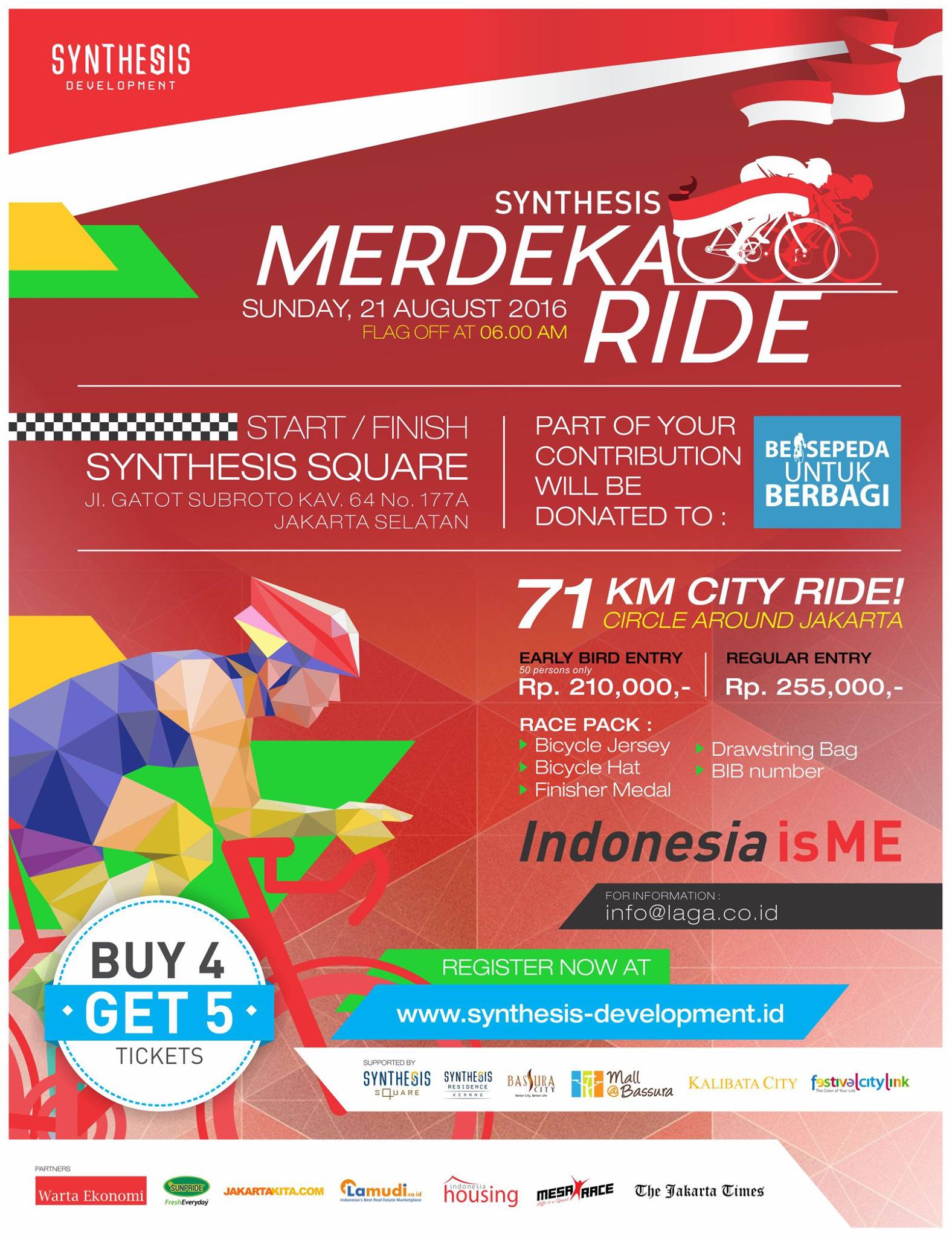Synthesis Merdeka Ride - Jakarta