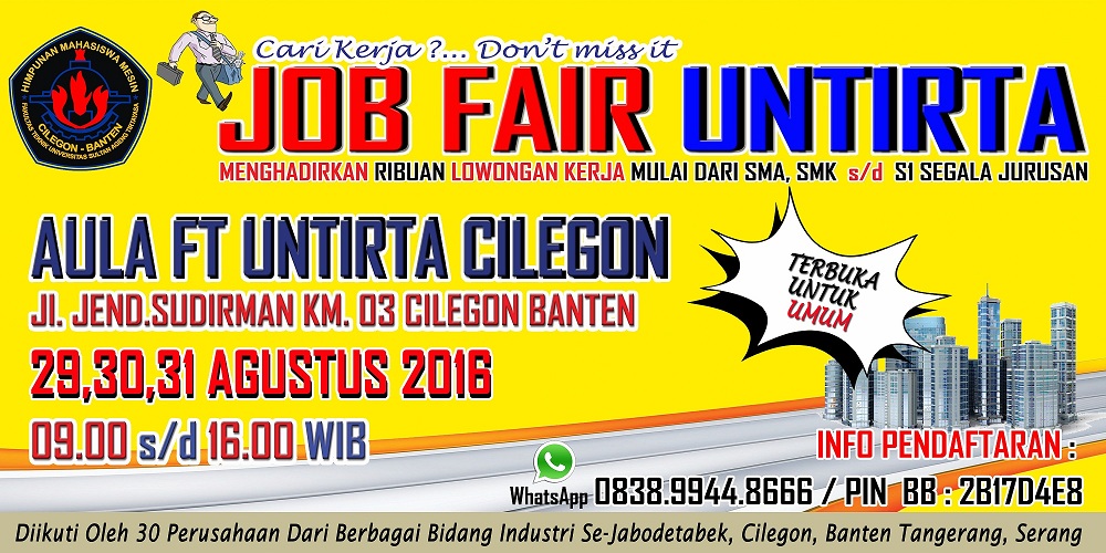 JOB FAIR UNTIRTA - CILEGON