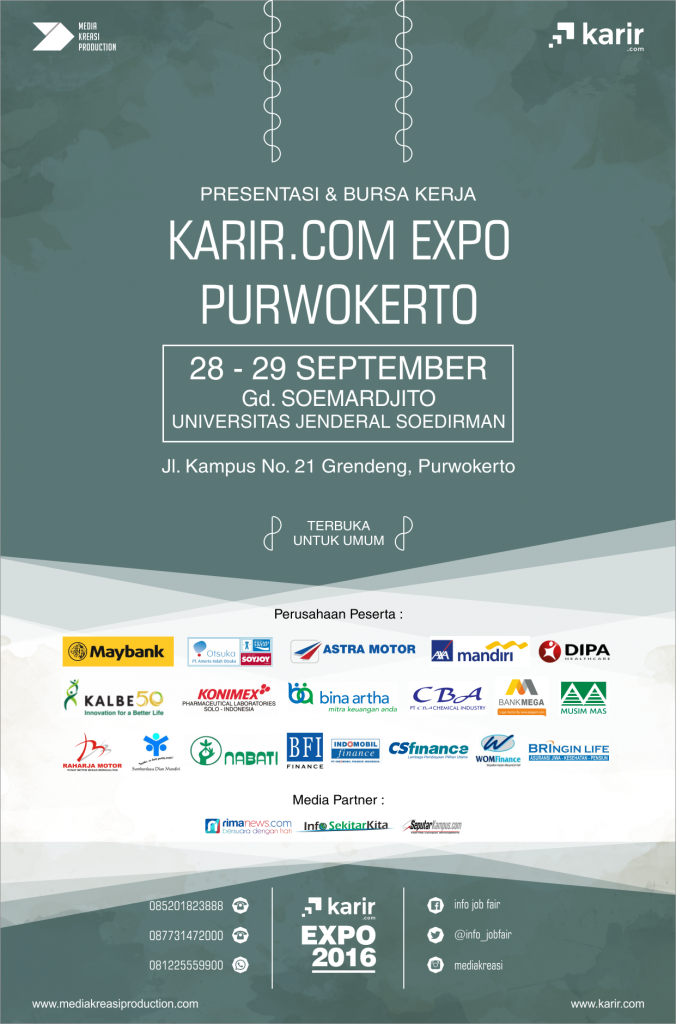[Job Fair] Karir.com Expo Purwokerto - September 2016