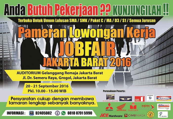 JOBFAIR JAKARTA BARAT 2016
