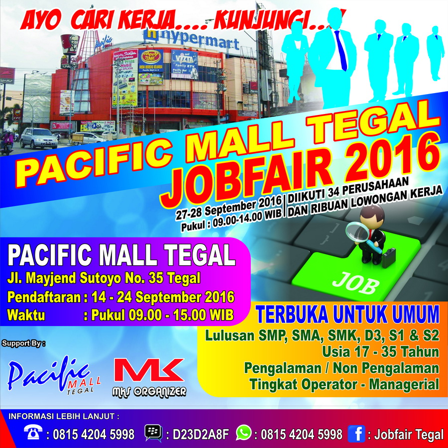 Pacific Mall Tegal Job Fair 2016