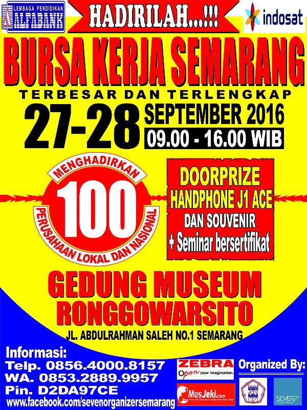 BURSA KERJA SEMARANG - September 2016
