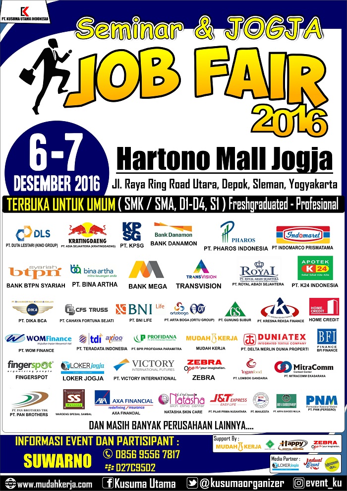 SEMINAR & JOGJA JOB FAIR - Desember 2016