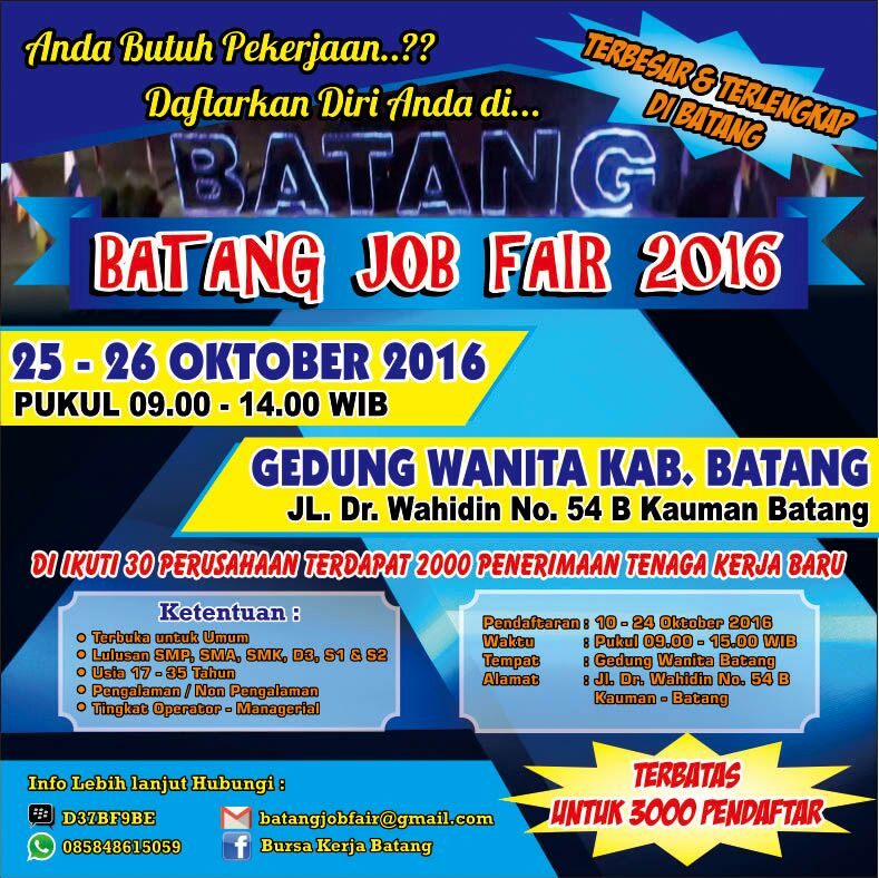 Batang JobFair 2016