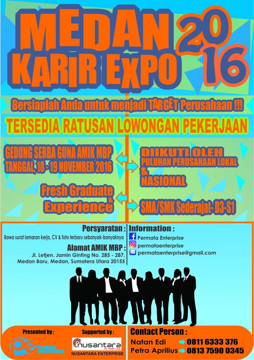 [Job Fair] MEDAN CAREER EXPO - November 2016