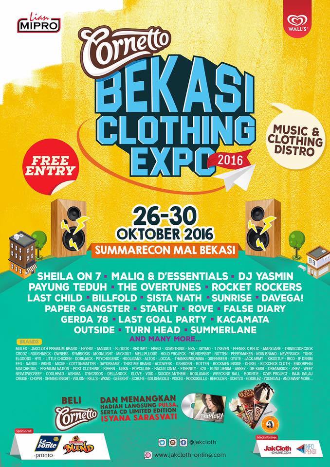 Cornetto Bekasi Clothing Expo 2016